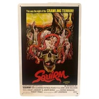 Squirm Movie poster tin, 8x12, come in protective