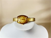 Vtg Bulova Automatic Watch, Gold Toned