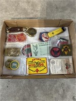 Boy and Cub Scout patches, Swiss Army knife,