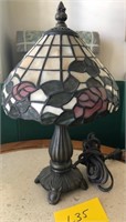 R - STAINED GLASS TABLE LAMP (L35)