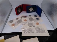 (5) Canadian & BC Collector's Mint Coin SETS 70s