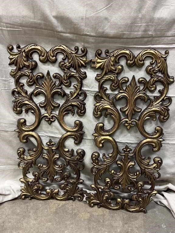 Italy Fireplace Screens Bronze Tone