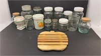 Lot of various sealable jars/storage containers