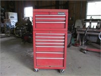 Master Craft 2pc Toolbox with Contents Red
