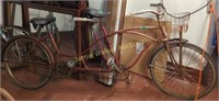 Red Huffy Tandem Bicycle