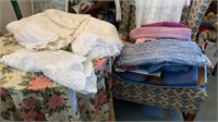 RUGS, BED RUFFLE, TABLE CLOTHS, RUNNER AND TOWELS