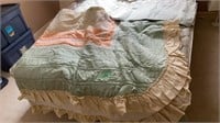Queen size comforter, and mattress pad