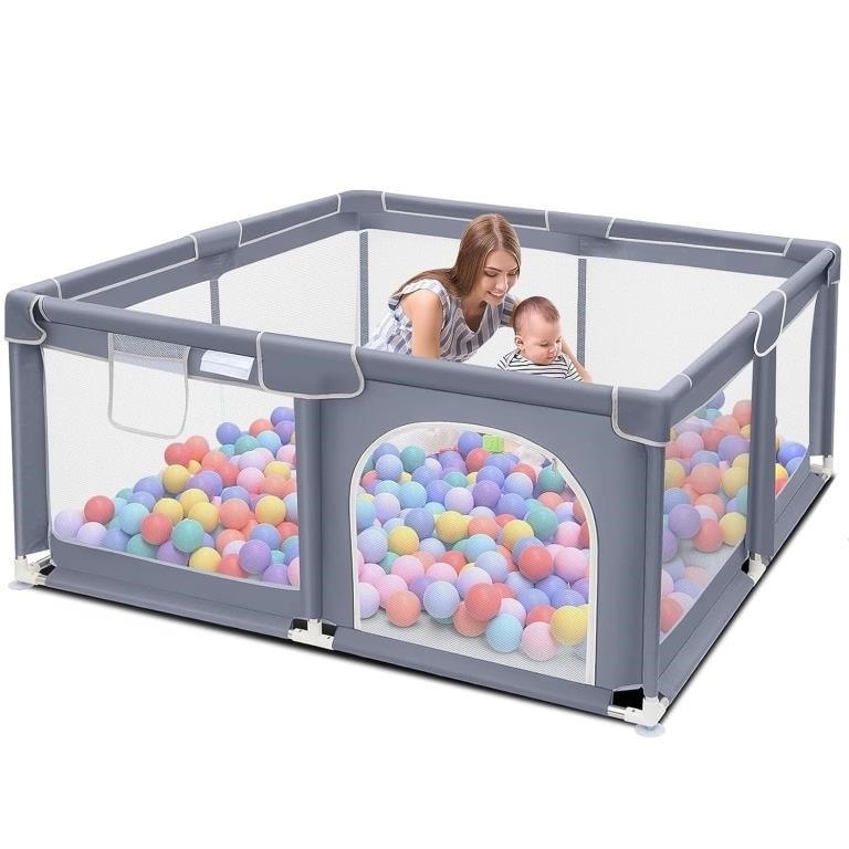 Suposeu Baby Playpen  Grey 5050