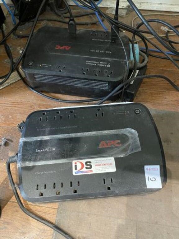 (2) APC BACKUPS 550