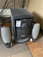 DELL SUBWOOFER AND (2) SPEAKERS