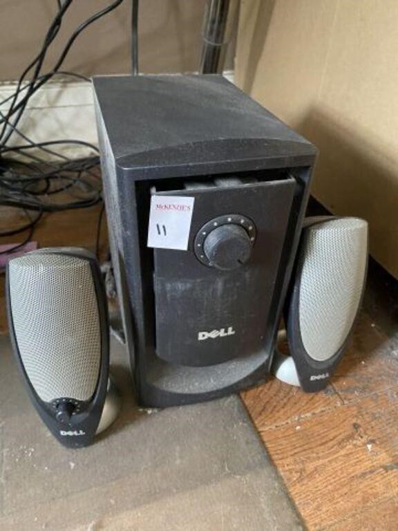 DELL SUBWOOFER AND (2) SPEAKERS