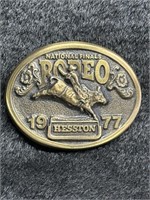 1977 Hesston NFR Buckle