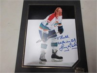 AUTOGRAPHED LANNY McDONALD HOCKEY PHOTO CARD