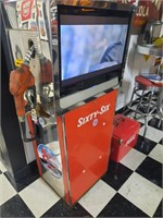 Sixty -Six Gas Pump TV with DVD Player