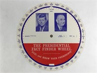 1963 Presidential Spinner Kennedy & Johnson