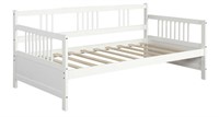 Retail$320 Twin Size DayBed w/ Rails(White)