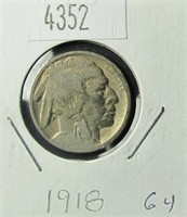 1918 Buffalo Nickel G4 Condition