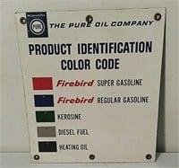 SSP Pure Oil Company Product ID Color Code Chart