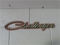 Challenger Metal Sign