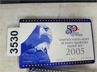 2005 US MINT 50 STATE QUARTERS PROOF SET