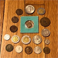 (18) Mixed Mexico Coins
