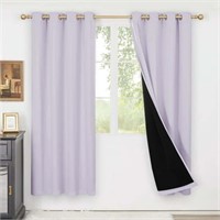 52 x 63  Deconovo Blackout Curtain  2 Panels  52x6