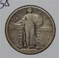 1920 D Standing Liberty Silver Quarter