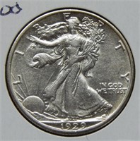 1929 D Walking Liberty Silver Half Dollar