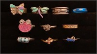 Unmarked/costume rings size 6