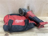 Milwaukee grinder & bag- no battery