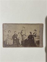 Carte-De-Viste of General Grant, Wife, & Family