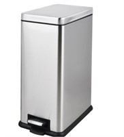TYPE A STAINLESS STEEL STEEP GARBAGE CAN 30L 25IN