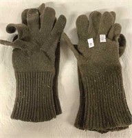 TWO PAIR WOOL GLOVES