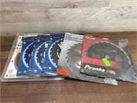 7-brand new 7 1/4 saw blades