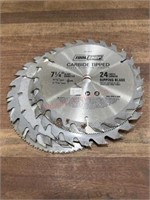 7 total 7 1/4 saw blades