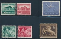 GERMANY #B121//B145 MINT FINE-VF NG NH