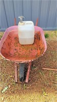 Wheel Barrow & Jug