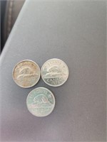1978 & 79 5 Cent Canadian Pcs