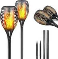 Flickering Flame Solar Lights Set