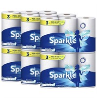 Sparkle Paper Towels, 18 = 37 Regular Rolls