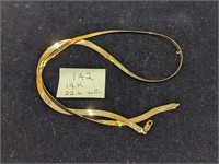 14k Gold 22.6g Necklace