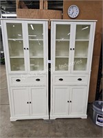 2pc decorative cabinets