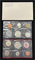 1962 US Mint Uncirculated Coin Set in Envelope