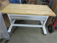 Adjustable height, utility table, 46 x 24"