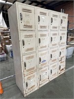 Vintage Steel Lockers - 1525 x 1800