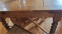 Antique English Table, W/ Pull Out Leaves, 4 Chrs