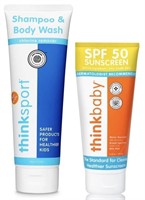 Kids Sunscreen & Shampoo (body wash)