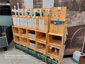 5 Timber Liquid Soap Dispensing Stands