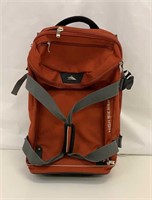 High Sierra Orange Rolling Suitcase Backpack 24"