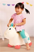 B. – Ride-On Unicorn Bouncer – Bouncy Animal Toy